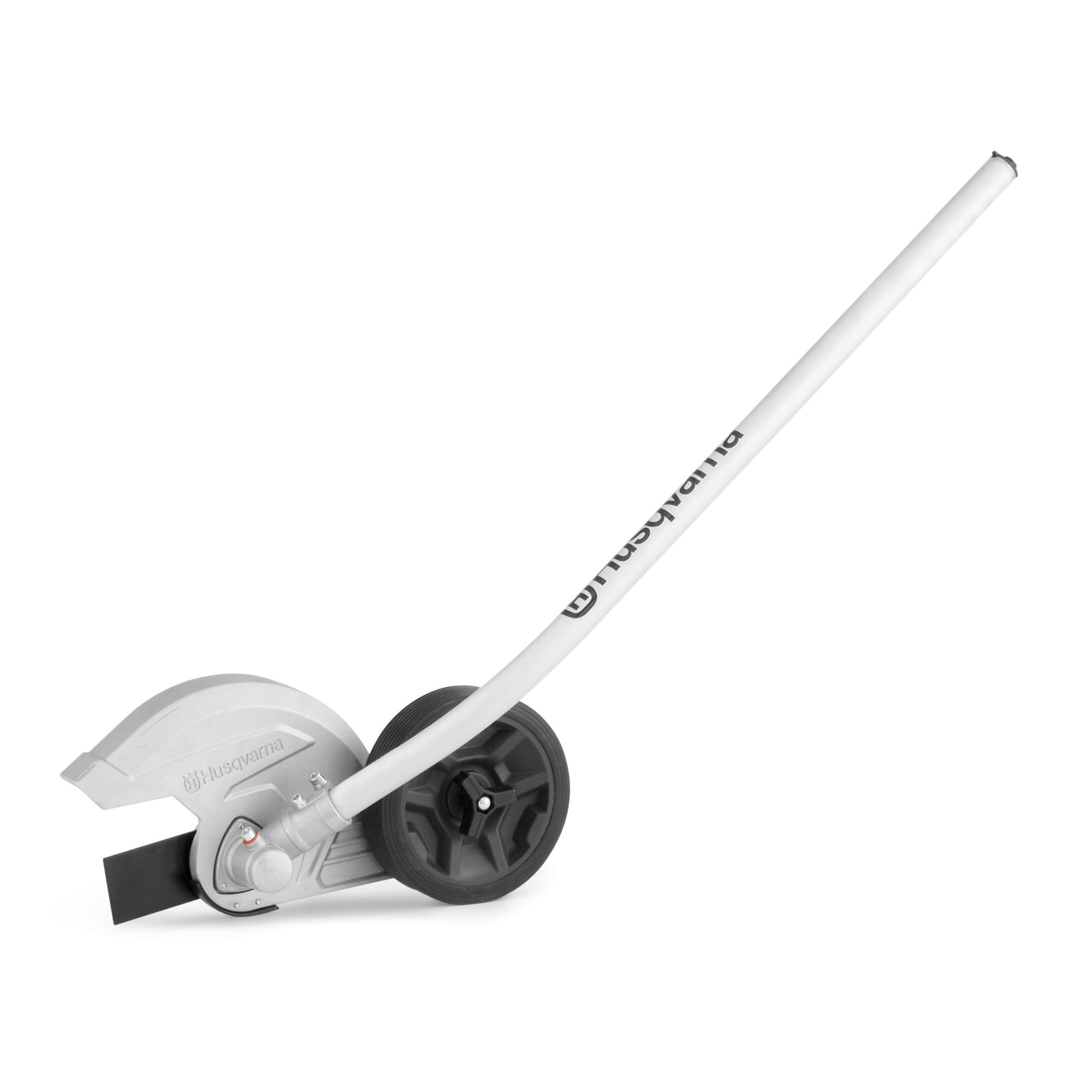 Husqvarna Curved Edger Attachment — 8in. Steel Blade, 6in. Adjustable Wheel, Compatible with 122LK/330LK/330iK, Model# 970700101